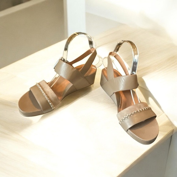 Gentle Souls Giulia 2-Band Wedge Sandals – Size 8 – New with Box - Picture 4 of 8